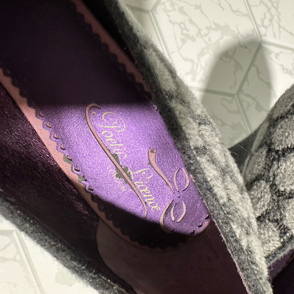 Poetic License Gray Heels with Jewel Embellishments - Picture 5 of 6